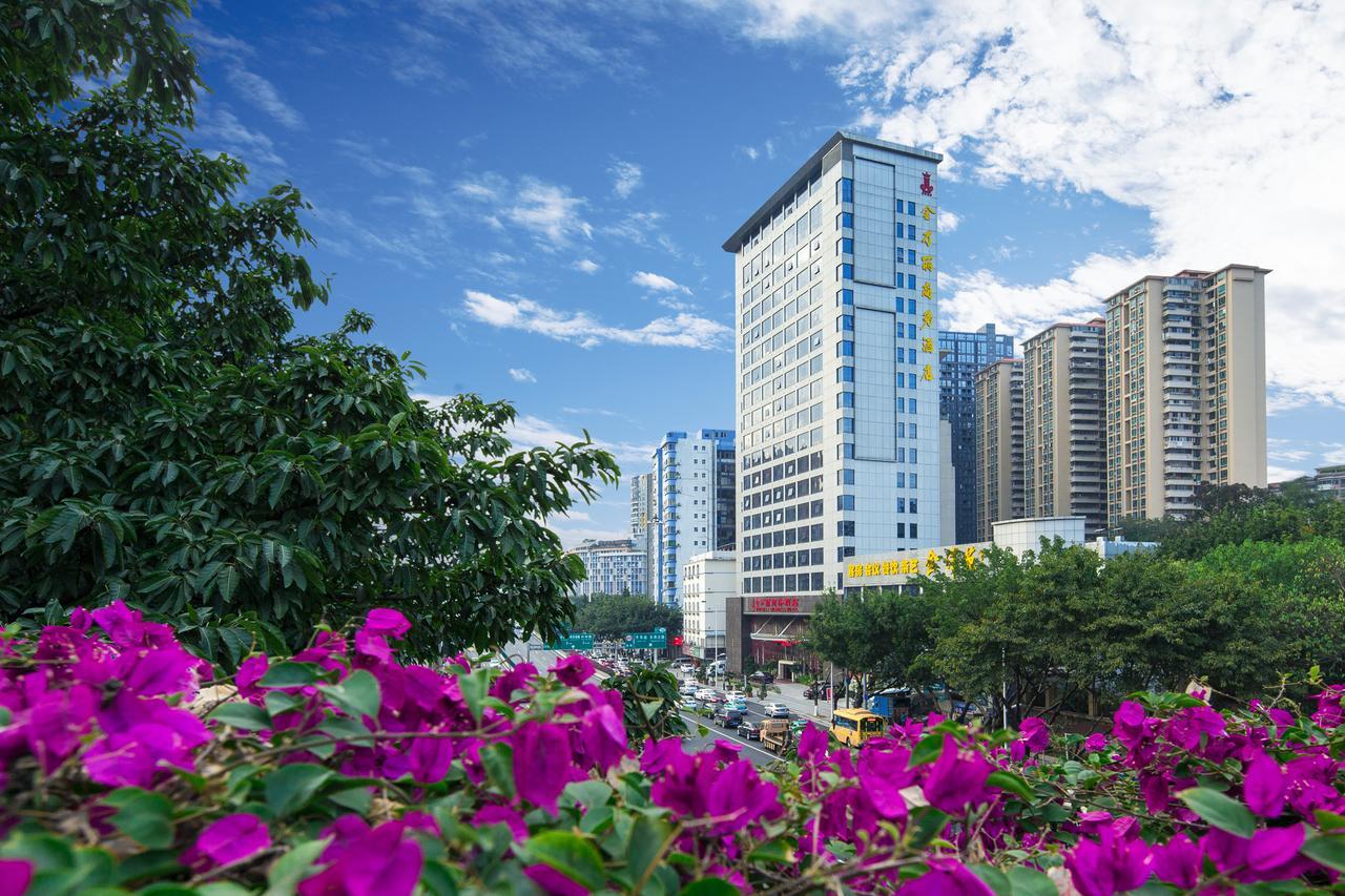 Guangzhou Jin Wan Li Business Hotel Buitenkant foto